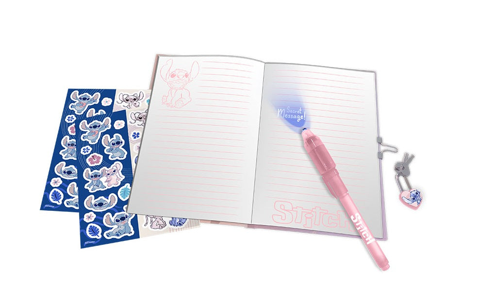 Disney Stitch Dagboek Set met Stickers