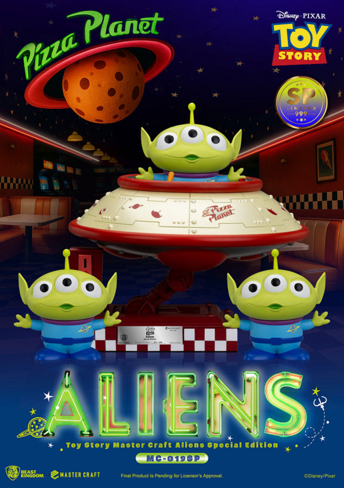 “Master Craft Toy Story Aliens Special Edition 999 beeld, handgemaakt en zeer gedetailleerd, gelimiteerde uitgave.”