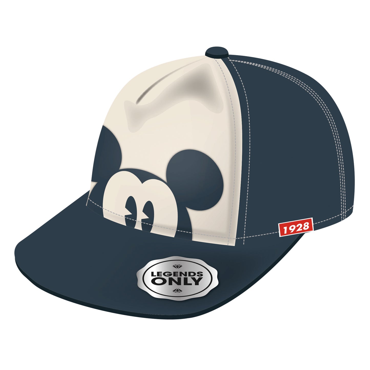 Mickey Mouse Embossed Baseball Cap