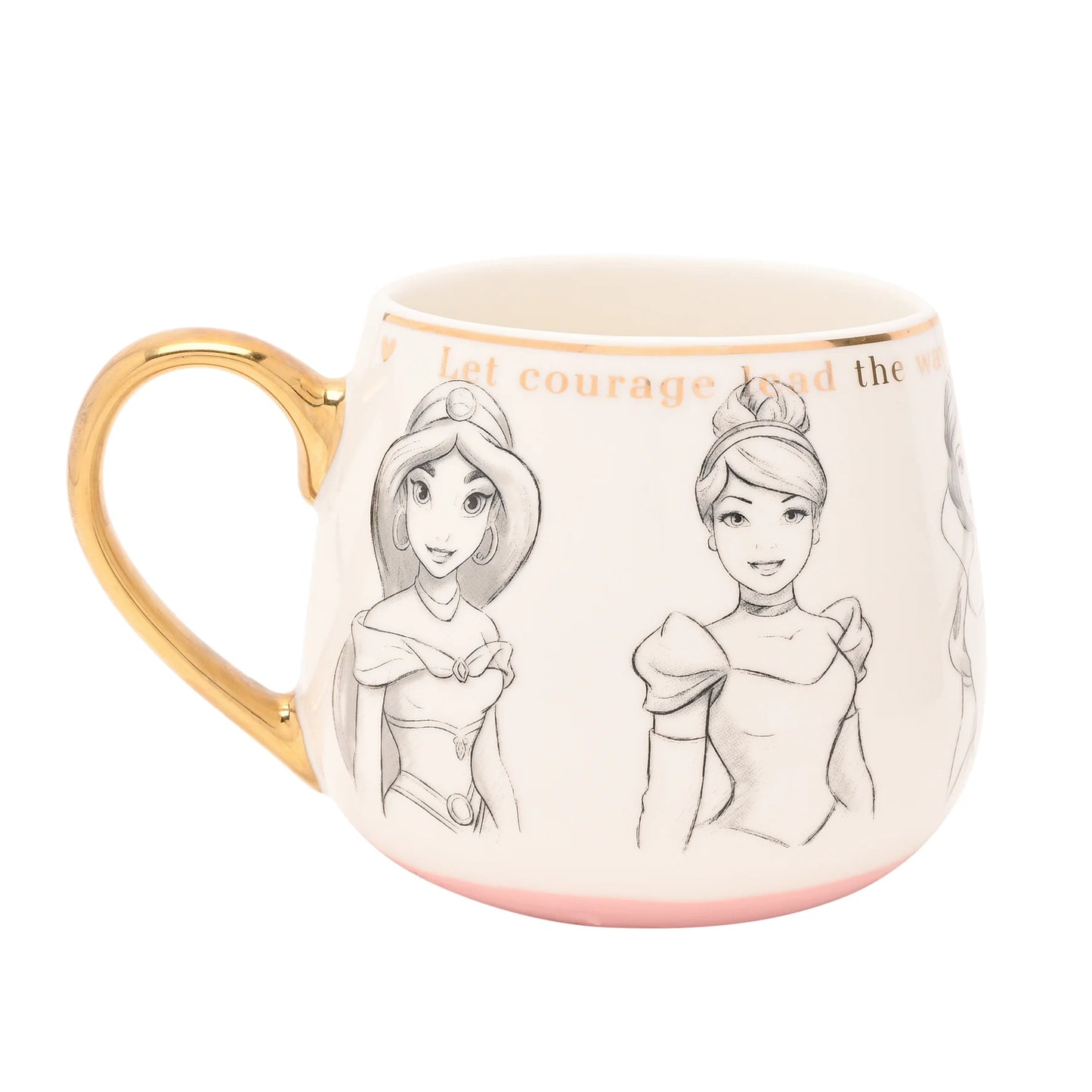 Disney Princess Classic Collectible Beker met elegante prinsessenprint, geschikt voor warme en koude dranken.