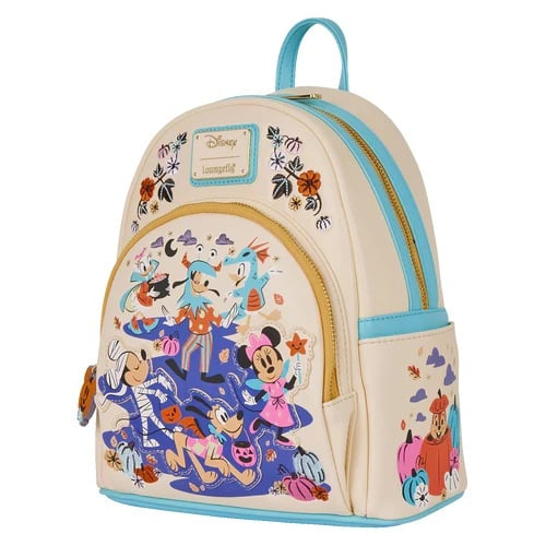 "Mini rugtas met Mickey & Friends in Halloween-stijl, ideaal voor kinderen en Disney-fans"