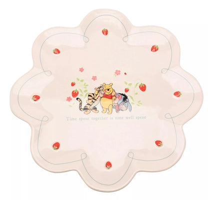 Disney Winnie de Poeh bord met Honderd Bunderbos illustraties, keramisch bord voor ontbijt, lunch of diner, ideaal voor Disney fans