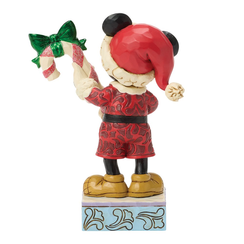 Dit charmante Disney Traditions beeldje Mickey – Peppermint Magic combineert Disney-magie met hoogwaardige handgeschilderde details van Jim Shore. Perfect als feestelijke decoratie, cadeau of als aanvulling op elke Disney-collectie.