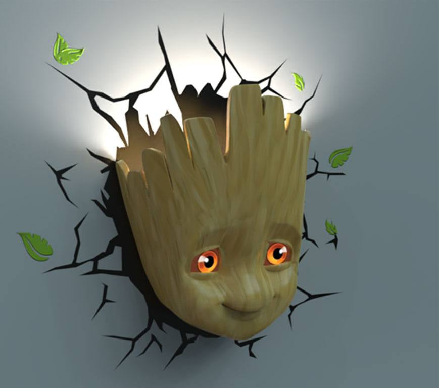Ervaar de magie van Guardians of the Galaxy met de Baby Groot LED Lamp! Deze lamp biedt niet alleen verlichting maar ook een vleugje intergalactische charme. Ideaal voor Marvel-fans en sfeerverlichting liefhebbers. Inclusief 3D lamp en gebruiksinstructies.