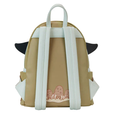 Laat Grogu je dag opvrolijken met zijn glimlach op deze Loungefly Mini-rugzak. Een leuke toevoeging aan je outfit!
