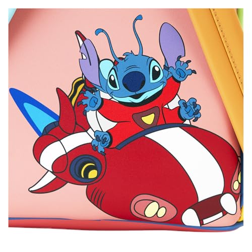 Stijlvolle en duurzame Loungefly rugzak met speelse Stitch-charme voor Disney-fans.