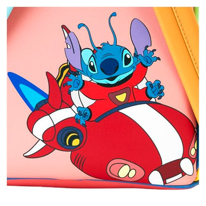Stijlvolle en duurzame Loungefly rugzak met speelse Stitch-charme voor Disney-fans.