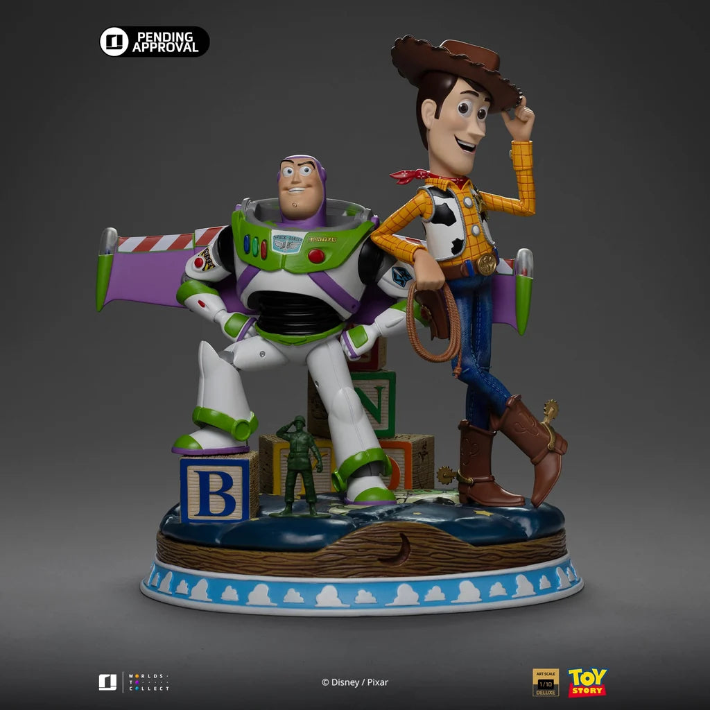 Iron Studio's Statue Buzz & Woody - Toy Story - Deluxe Art Scale 1/10 - Started With The Mouse