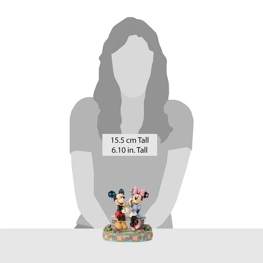 Disney Traditions Mickey & Minnie Mouse Bench 'A Blooming Romance' 6017845