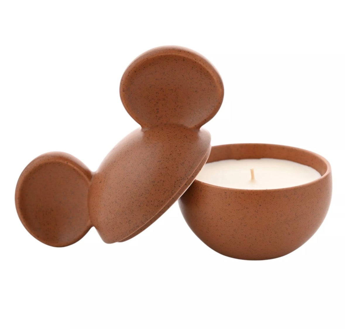 Disney Mickey Shapes bruine kaars als stijlvolle woondecoratie voor Disney liefhebbers en modern interieur