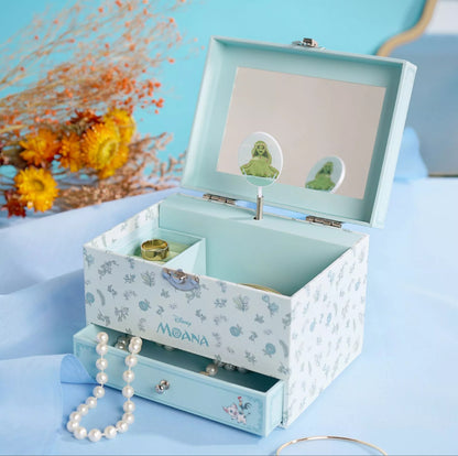 Disney Pastel Princess Moana Music Jewelry Box