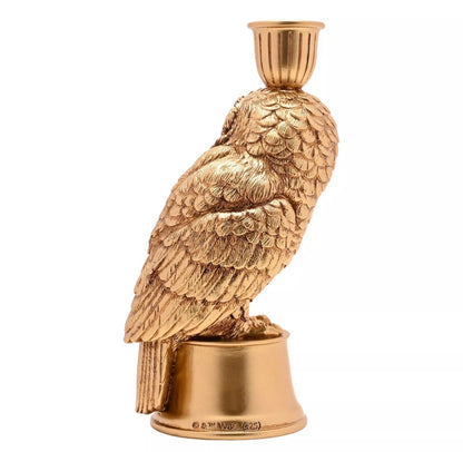 Harry Potter kaarsenhouder met Hedwig – gedetailleerde sneeuwuil decoratie voor Harry Potter fans