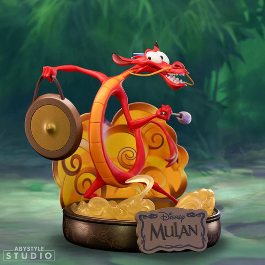 Mushu draak figurine uit Disney’s Mulan, SG editie, gedetailerd afgewerkt voor Disney-verzamelaars.