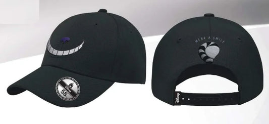 Disney Cheshire Cat “Wear A Smile” baseball cap met iconische grijns, comfortabele pasvorm en verstelbare sluiting.