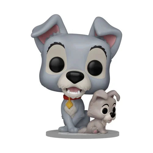 Disney Funko Pop Tramp met Puppy Lady and the Tramp nummer 1554 collectible