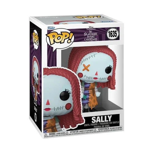 “Sally Patchwork Funko POP! Disney 1635, iconisch ontwerp uit The Nightmare Before Christmas.”