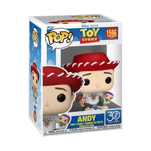 Funko Pop Andy Toy Story 30 jaar jubileum editie Disney verzamelobject 9 cm