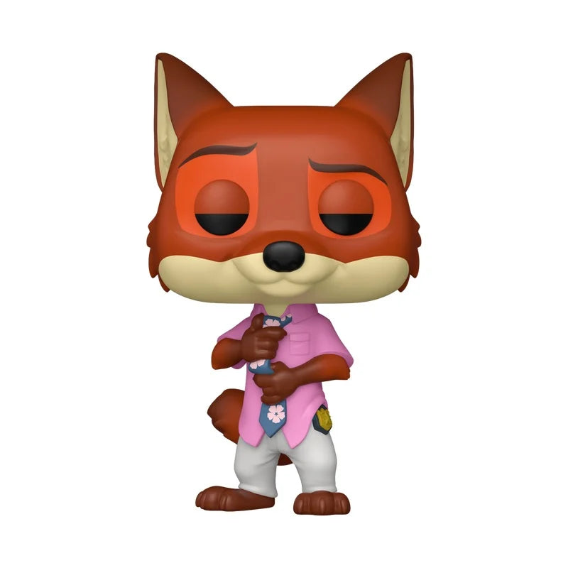 Nick Wilde Funko POP Disney N° 1653 – iconische Zootopia 2 vinylfiguur, perfect voor bureau, plank of Disney collectie.