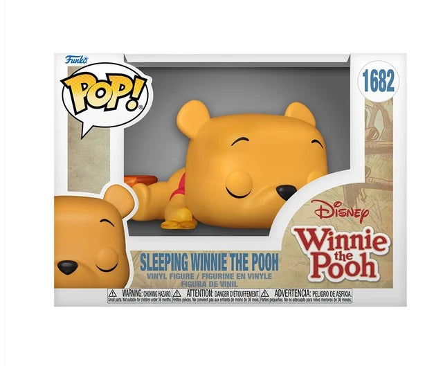 Limited edition Disney Sleeping Pooh POP N° 1682 – iconische Winnie the Pooh vinyl collectible, perfect cadeau voor Disney-liefhebbers.