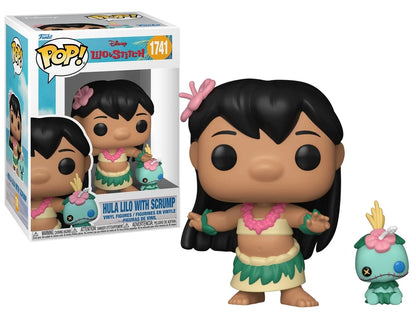 Disney Funko Pop Hula Lilo #1741 met Scrump uit Lilo & Stitch gedetailleerd collectible figuur