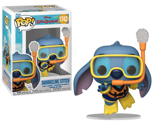 Disney Funko Pop Stitch snorkelend #1742 Lilo & Stitch collectible figuur met tropisch ontwerp