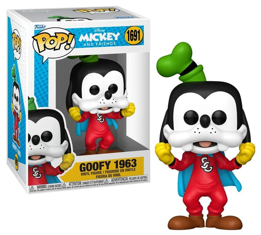 Stap terug in de tijd met deze Goofy Through the Ages – 1963 Funko POP!. Goofy is uitgevoerd in zijn herkenbare jaren ’60-look, wat dit figuur een echte nostalgische uitstraling geeft. Een prachtige aanvulling voor iedere Disney- of Funko-verzameling.
