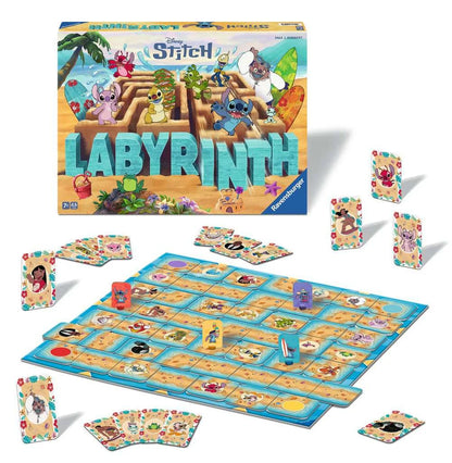 STITCH Labyrinth bordspel Disney editie doolhof spel voor kinderen en familie