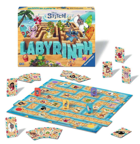 STITCH Labyrinth bordspel Disney editie doolhof spel voor kinderen en familie