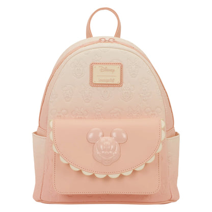Mickey & Friends Loungefly Roze Rugzak – stijlvolle Disney rugzak met Mickey, Minnie en vrienden design