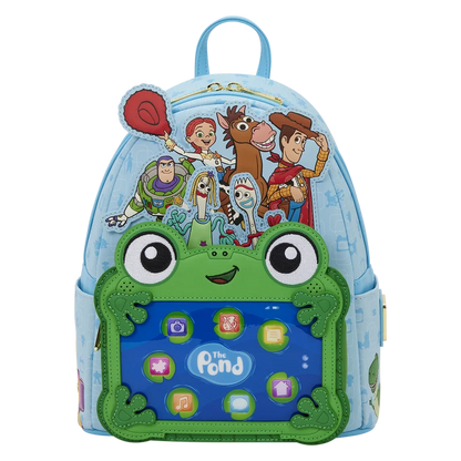 Loungefly Toy Story 5 rugzak met kleurrijk Disney Pixar ontwerp en iconische personages voor fans en verzamelaars