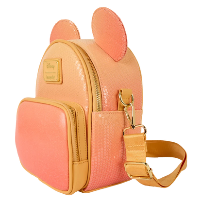 Loungefly Disney Mickey Mouse glitter tas te dragen als crossbody of rugzak