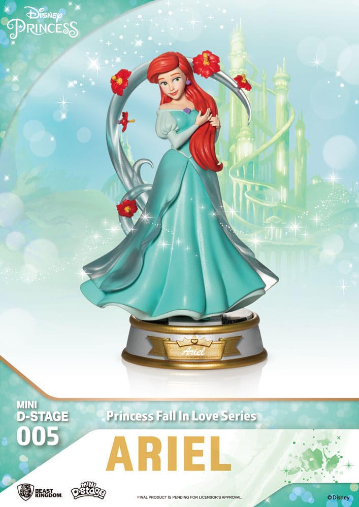Betoverende Disney Princess mini-diorama’s van Beast Kingdom, die iconische liefdesscènes en emoties uit Disney-klassiekers weergeven.
