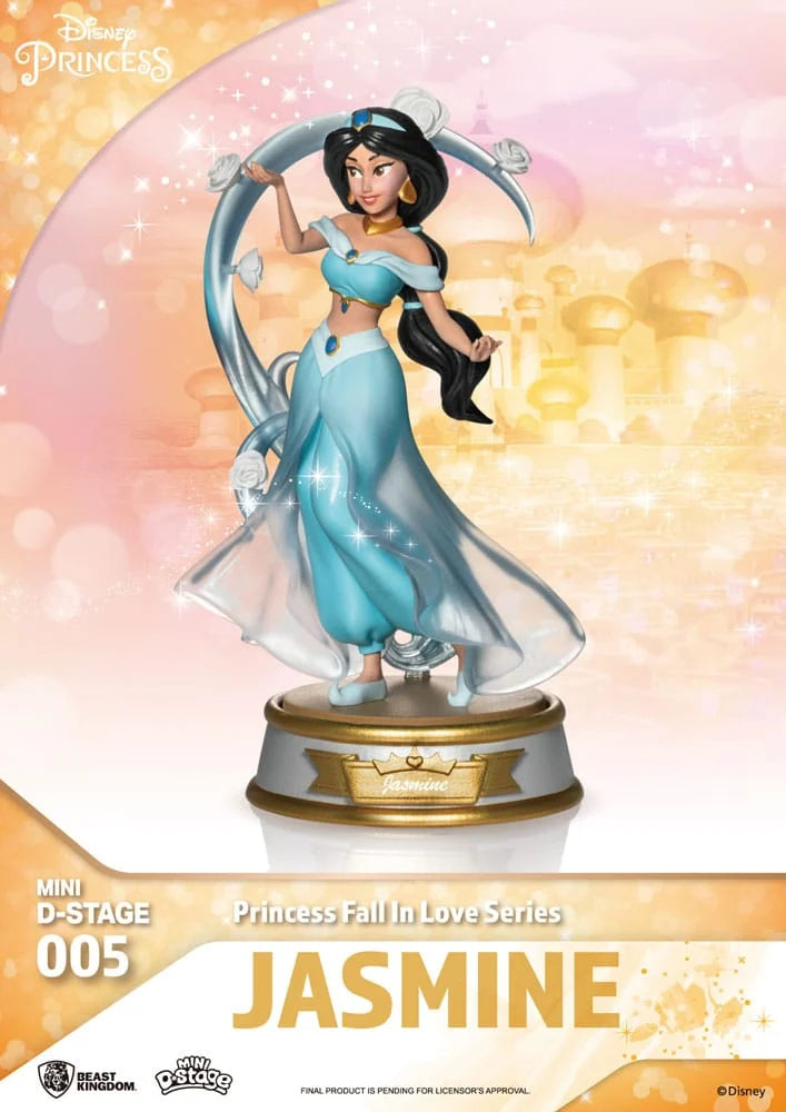 Disney Princess Fall In Love diorama’s – verfijnde miniaturen van romantische scènes, ideaal voor Disney-fans en verzamelaars.