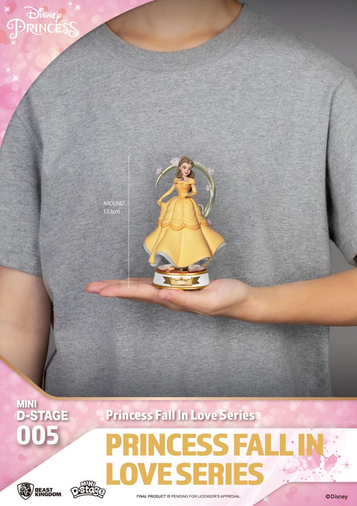 Disney Princess Fall In Love diorama’s – verfijnde miniaturen van romantische scènes, ideaal voor Disney-fans en verzamelaars.
