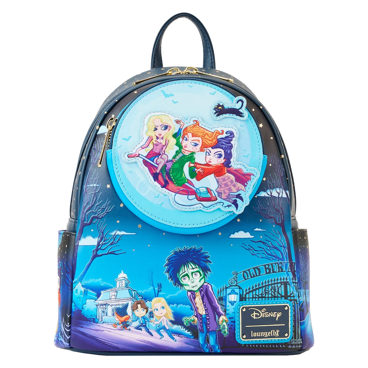 Loungefly Disney Hocus Pocus Poster Mini-rugzak met betoverende details uit de film, een must-have voor fans.