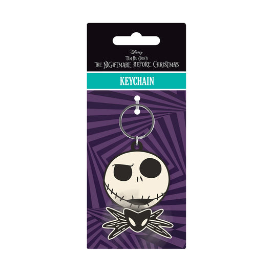 Jack Skellington sleutelhanger uit The Nightmare Before Christmas, lichtgewicht en duurzaam, perfect voor sleutels, tassen of rugzakken.