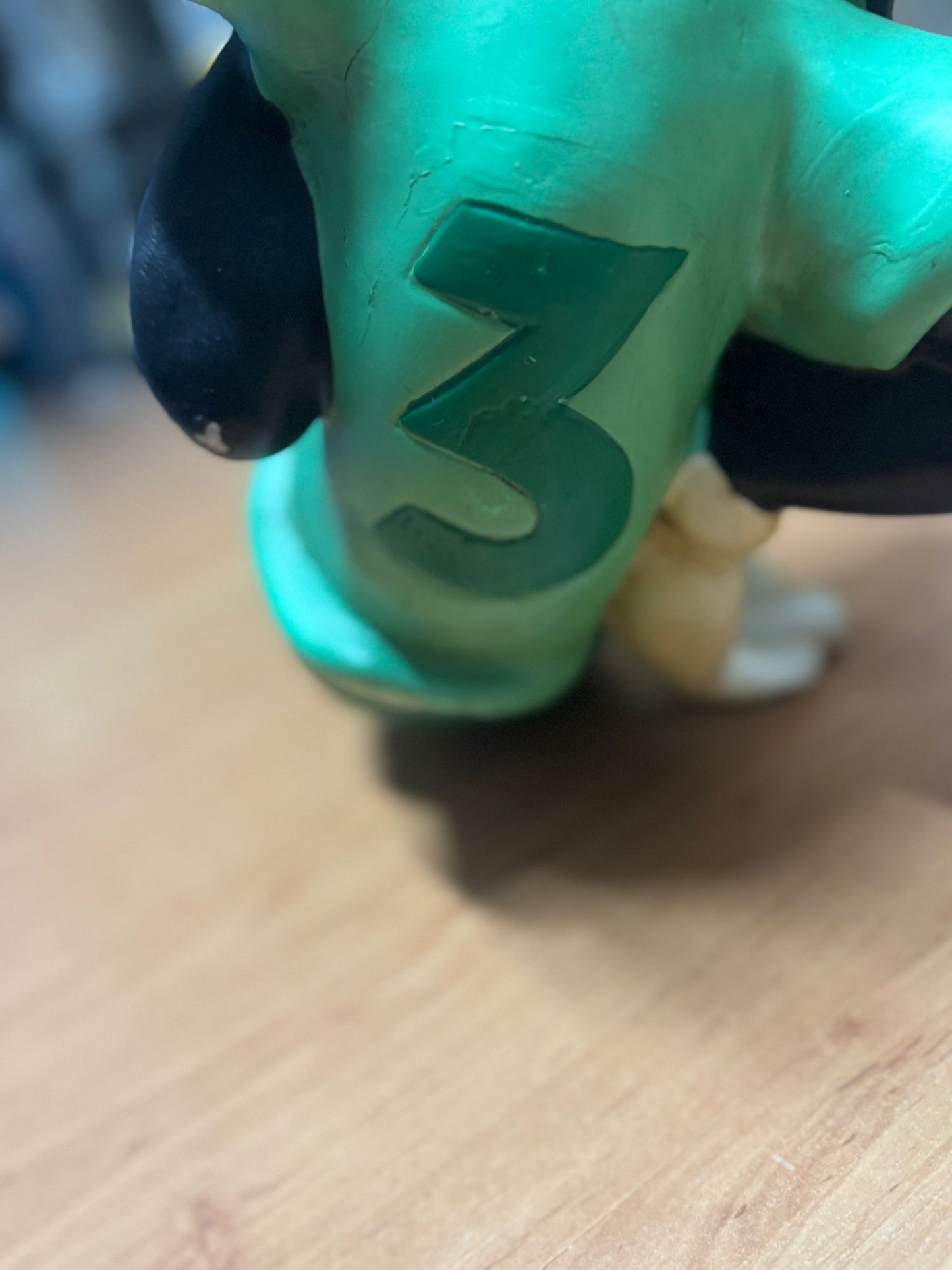 Detail van vintage Goofy Disney figurine