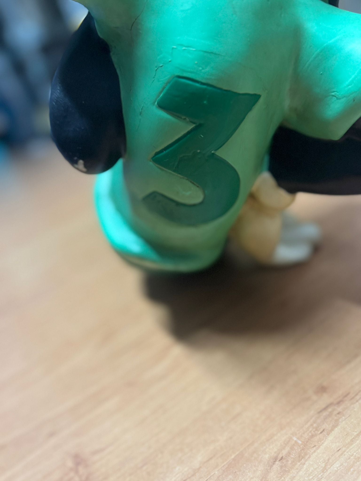 Detail van vintage Goofy Disney figurine