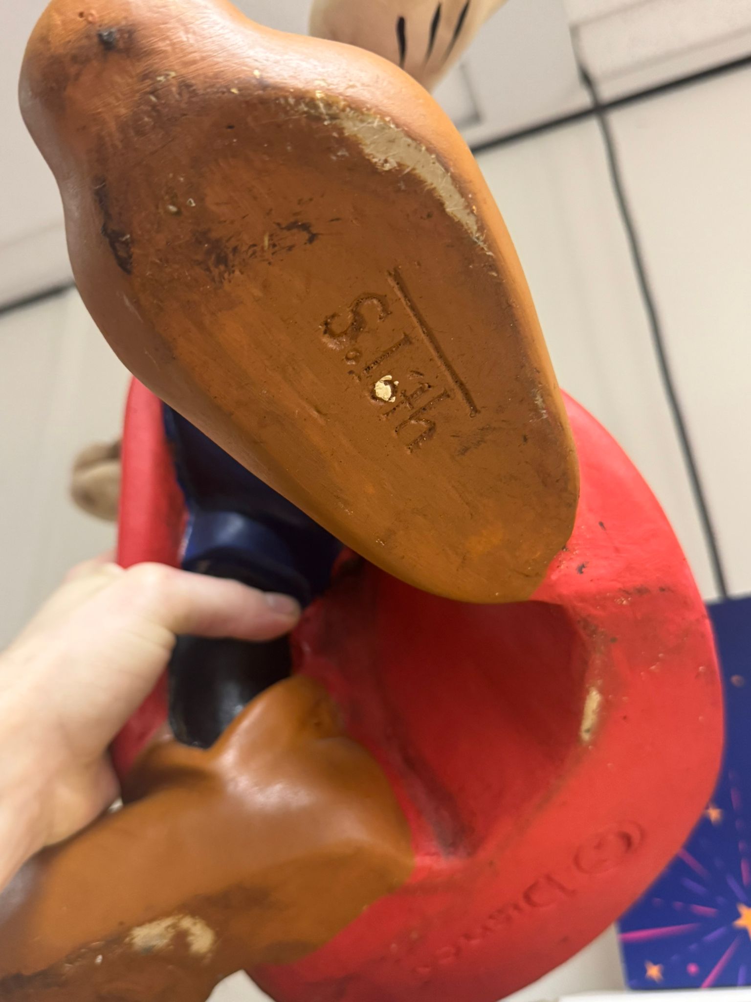 Detail van groot Mickey Mouse Sorcerer Disney beeld