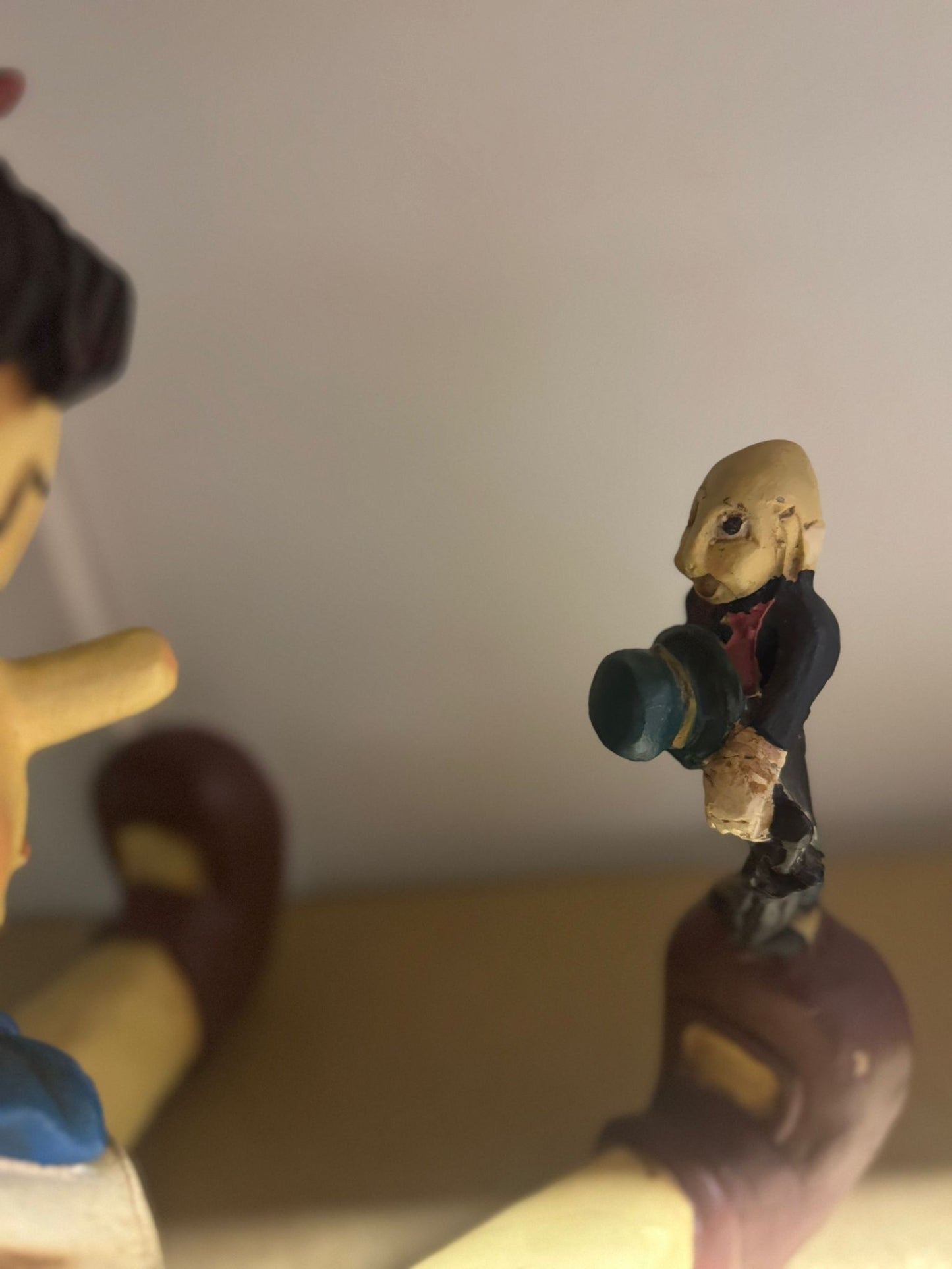 Disney Pinokkio beeld met Japie Krekel verzamelobject