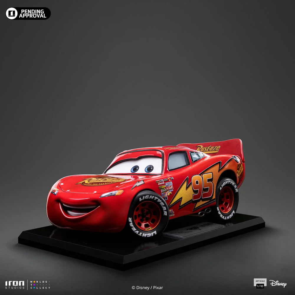 Iron Studios Lightning McQueen statue Cars 1/10 schaal Disney Pixar collectible