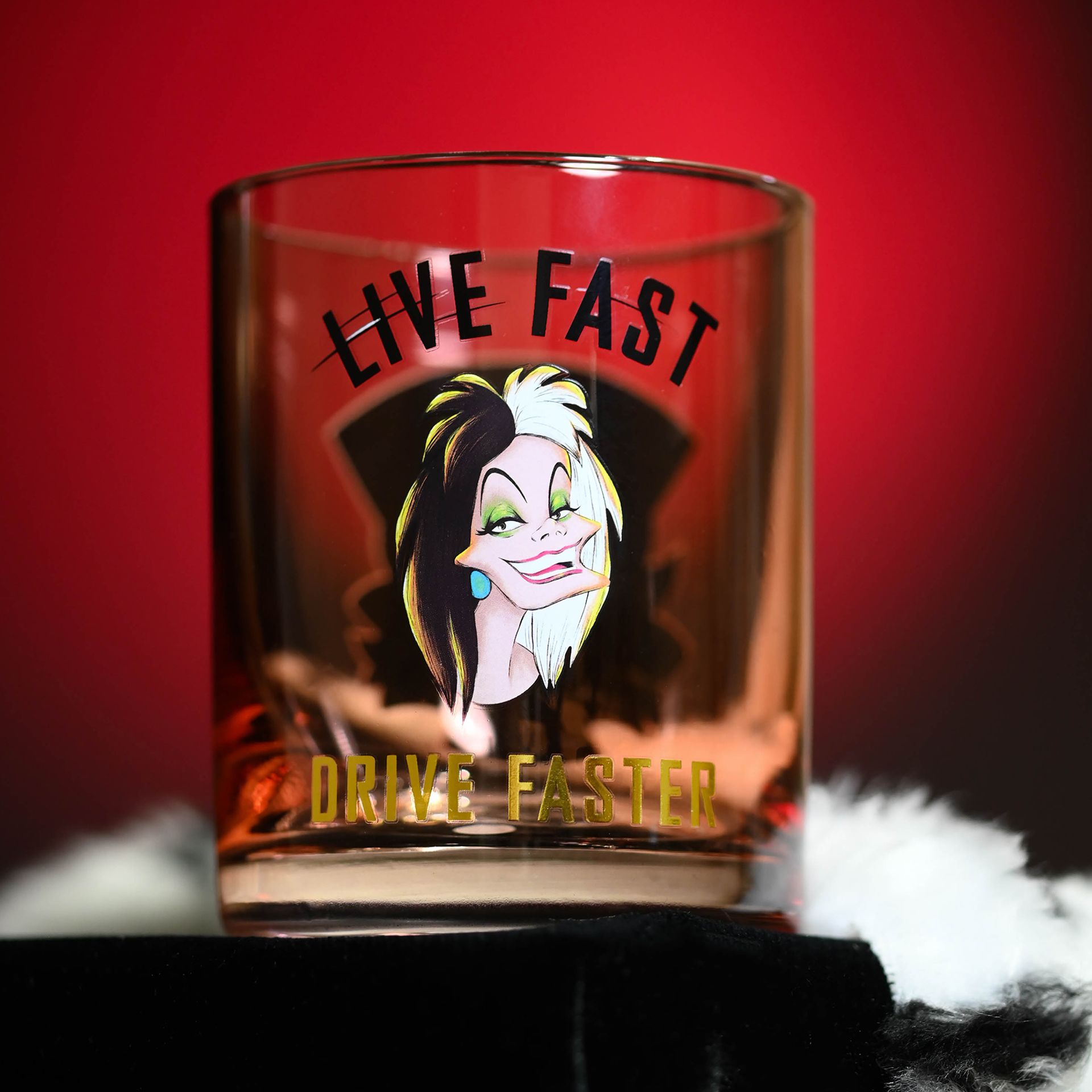 Disney Cruella Du Vil glas - Started With The Mouse