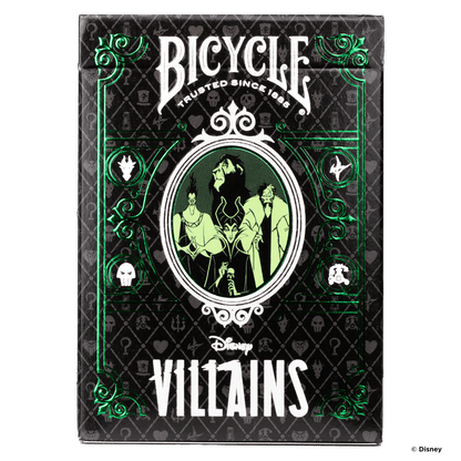 “Close‑up hofkaart: kleurrijke illustratie van Maleficent met opvallende groene accenten en jumbo cijfers.”