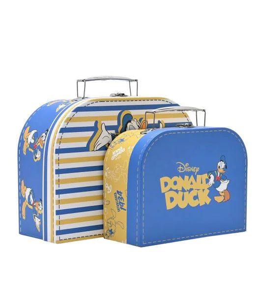Set Donald Duck opbergkoffertjes in verschillende formaten voor het opbergen van speelgoed, boeken en accessoires, perfect als decoratie voor de kinderkamer.