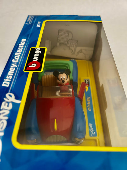 Metal Car Bburago Mickey Mouse 113 1:24 - Started With The Mouse