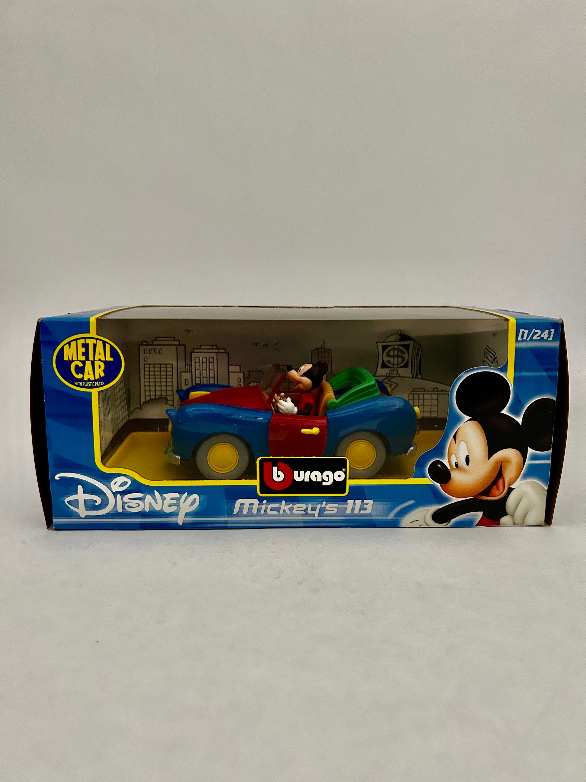 Metal Car Bburago Mickey Mouse 113 1:24 – Started With The Mouse