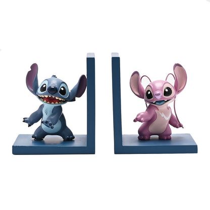 Stitch & Angel Disney boekensteunen houden boeken, strips en tijdschriften netjes op hun plaats en zijn een stijlvolle decoratie voor de kinderkamer of woonkamer.