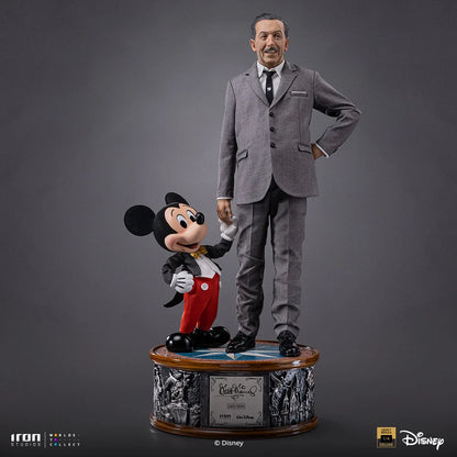 Iron Studios Walt Disney en Mickey Mouse 1/4 statue Legacy Replica Disney collectible