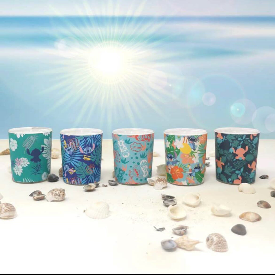 Disney geurkaars "Stitch on The Beach" Maison Francal - Started With The Mouse